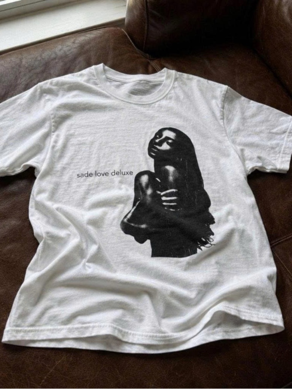 Sade 'Love Deluxe' Black & White Art Print Tee